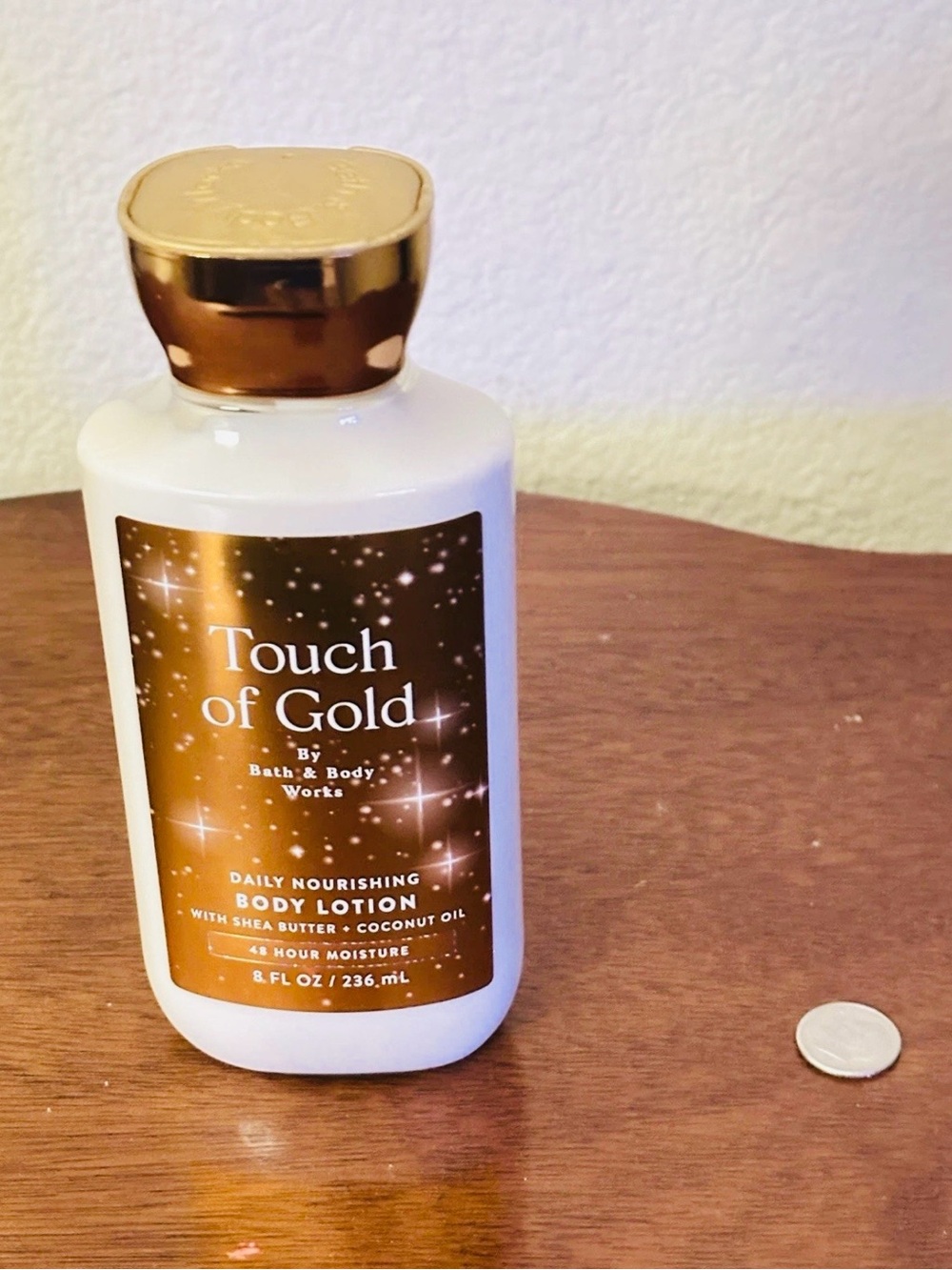 Bath & Body Works Touch of Gold Body Lotion — White & Gold